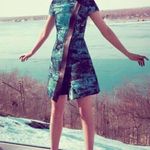 Proenza Schouler 3K  Leather-trimmed bouclé-jacquard dress. Sz 2 Photo 4