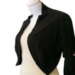 London Style  women's size XL black cropped cardigan Photo 1