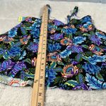 Swim Solutions Tankini Top Swimsuit size 10 Boho Paisley V Neck Underwire NEW Blue Photo 10