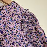 Hyacinth House Lilac Floral Viola Mini Dress Purple Size L Photo 7