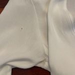 Brandy Melville  White Long Sleeve Wrap Crop Top Viscose Surplice Festival Summer Photo 5