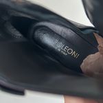 Napoleoni • buckled ankle boots combat moto platform black purple leather patent Size 7 Photo 2