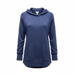 LuLaRoe Amber lightweight hoodie. Navy/black marl. Size Medium Photo 9