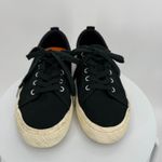 Quince  shoes women's 8.5 eco cotton canvas everyday lace up sneaker black Photo 1