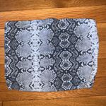 Berksha Snake Print Tube Crop Top Photo 1