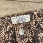 Free People Raw High Rise Snake Print Jeggings Photo 3