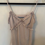 Bershka  Cream Ruffle Camisole Top Photo 0