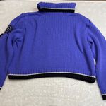 Vintage St. John Sport by Marie Gray Turtleneck Sweater Womens Medium Purple USA Photo 10
