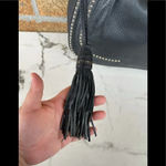 ETRO studded flap leather handbag Black Photo 1