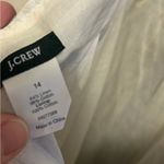 J.Crew Sylvan Halter Dress Backless Striped Ruffles Linen/Cotton Size 14 Photo 8