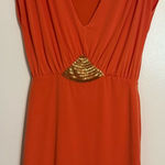 Trina Turk 🔥  Orange Beaded Cocktail Dress – Size 2 🔥 Photo 0