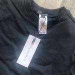 Dynamite  Long sleeve crewneck seamless top in jet black Photo 1