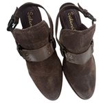 Splendid Women's Conrad Suede Harness Slingback Mule Booties Brown Size 9.5 Photo 10