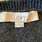 Loft Grey Wool Blend Long Sleeve Crew Neck Sweater Extra Small Petite Photo 85