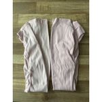 Alo Yoga Ribbed Goddess Leg Warmers in Powder Pink Balletcore sz M/L Photo 3