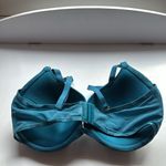 Maidenform  Love the Lift Push Up Plunge Underwire Bra Teal‎ Rose Gold Lace 38D Photo 8