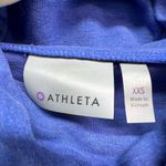 Athleta  Pullover Womens XXS Blue Sentry Active Hoodie Sweatshirt Cowl Neck Photo 9