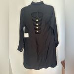 NWT Rachael Roy cutout back shirt dress size 4 Black Photo 12