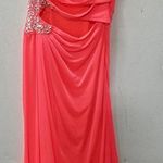 Morgan & Co Gorgeous Coral Prom Dress Photo 2