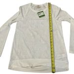 Kate Spade white floral mesh long sleeve top size XS casual workout pullover Photo 4