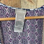 Chico's Chico’s Purple Boho Kimono Cardigan L/XL Lightweight Open Front Rayon Layering Photo 3