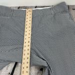 Lane Bryant  The Allie Crop Pants gray white stripes size 20 Photo 13