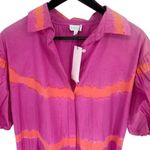 WKND Womens Collared Puff Balloon Sleeve‎ Frock It Dress Pink Size Large NWT Photo 2