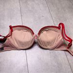 Frederick's of Hollywood Red Exxtreme Cleavage Tuxedo Lace NWT 32D Full Figure Photo 7