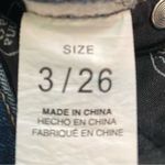 Ymi High Rise Boot Cut Raw Hem Jeans Size 26 Photo 8