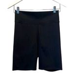 Madewell New MWL Women’s Bike Shorts Athletic Shorts Size Medium Black Nylon NWT Photo 0