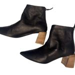 Marsèll Black Italian Leather Ankle Boots | Soft Luxe Artisan Craft, 38.5 Size 8 Photo 0
