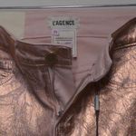 L'Agence Margot High Rise Skinny in Petal & Light Rose Gold Foil - Size 23 - NWT Photo 3