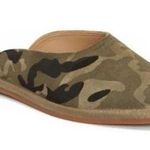 Lucky Brand NWOT Arvy Leather Slip-on Mules Camo Size 7.5 Shoes Photo 0