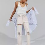 BDG Urban Outfitters  High Rise Baggy - Beige Photo 0