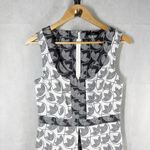 Trina Turk  White Black Lucenda A-Line Dress Size 6 Photo 3