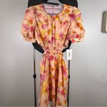 AMUR Floral Pink Mini Cutout Dress Size 2 Photo 1