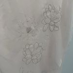 Delicates  Light Pink Sheer Beaded Floral Mini Slip Dress Size Large Y2k Photo 3