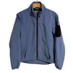 Black Diamond Soft Shell Jacket Women's Size S Light Blue Full Zip Long Sleeve Photo 0