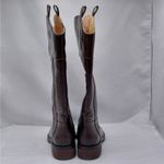 Crown Vintage Fyan Riding Boots Women’s 8W Brown Wide Calf Knee High Equestrian Size 8 Photo 3