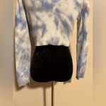 Handmade Brandy Melville Blue and White Tie Dye Button Down Long Photo 7