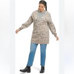 UGG  Tomara Animal Print Oversized Wool Blend Cardigan Sweater Sz S $198 Photo 8