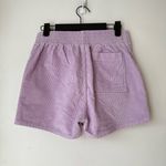 Hammies Powder Purple Corduroy Mini High Rise Shorts 26" Photo 5