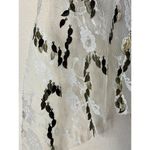 ARROGANT CAT Lace Charm Gold Embellished Jingling Leafs Rave Club Vest Size XS/S White Photo 9