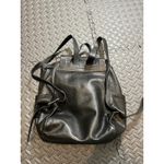 Frye  Olivia Leather‎ Backpack Large Black Bag Purse Photo 5