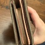 Gucci Leather Continental Wallet Grey & Light Pink EUC Photo 3