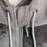 Mondetta  Gray Floral Tie Dye Active Full Zip Hoodie Photo 5