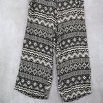 Adam Levine  Back Geometric Wide Leg Boho Pull On Elastic Lounge Pants Medium Photo 4