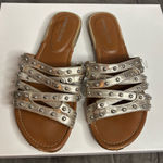 Kenneth Cole  Metallic Studded Sandals, 7.5M Photo 0