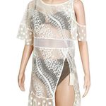 For Love & Lemons Trinidad Cover-Up Lace Dress, White, Small Photo 8