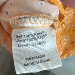 Line and Dot  Orange Floral Midi Slip Dress‎ Photo 4